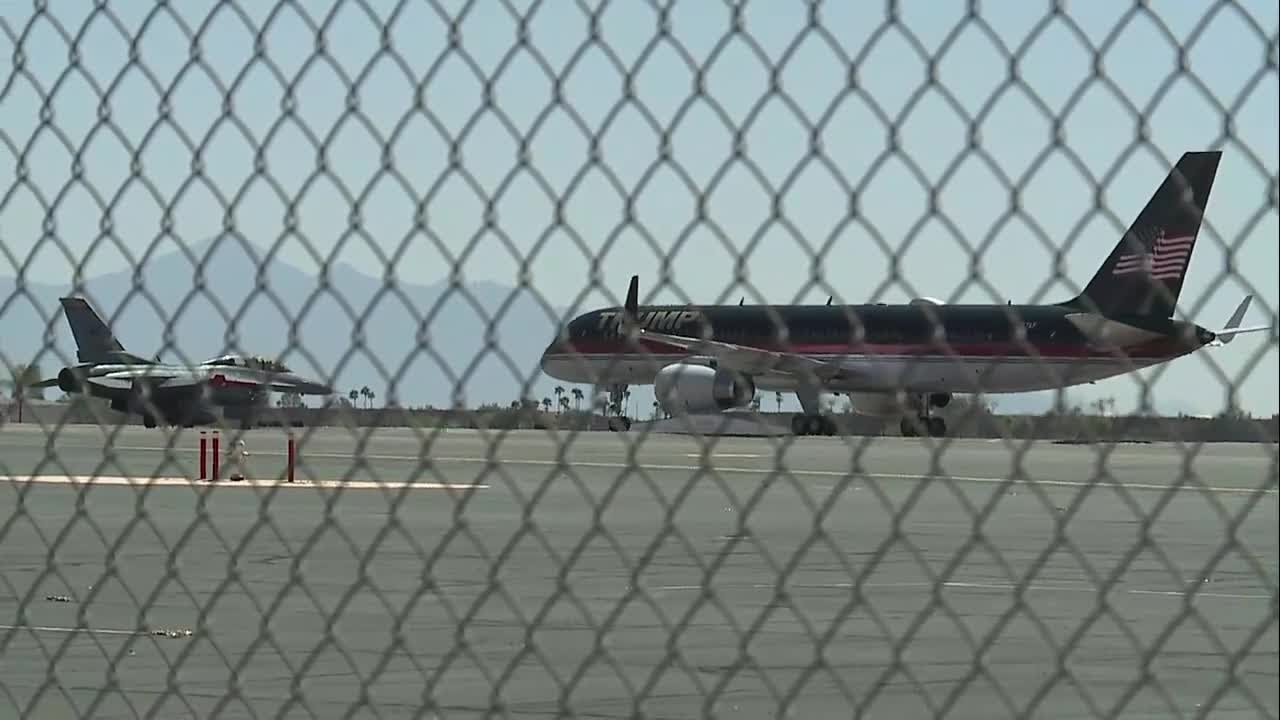 Donald Trump lands in Tucson for Thursday speaking event