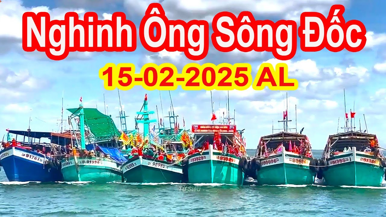 Cận Cảnh Nghinh Ông Sông Đốc 2025 || Cảnh Đẹp Có Một Không Hai || Thành Công Thắng Lợi