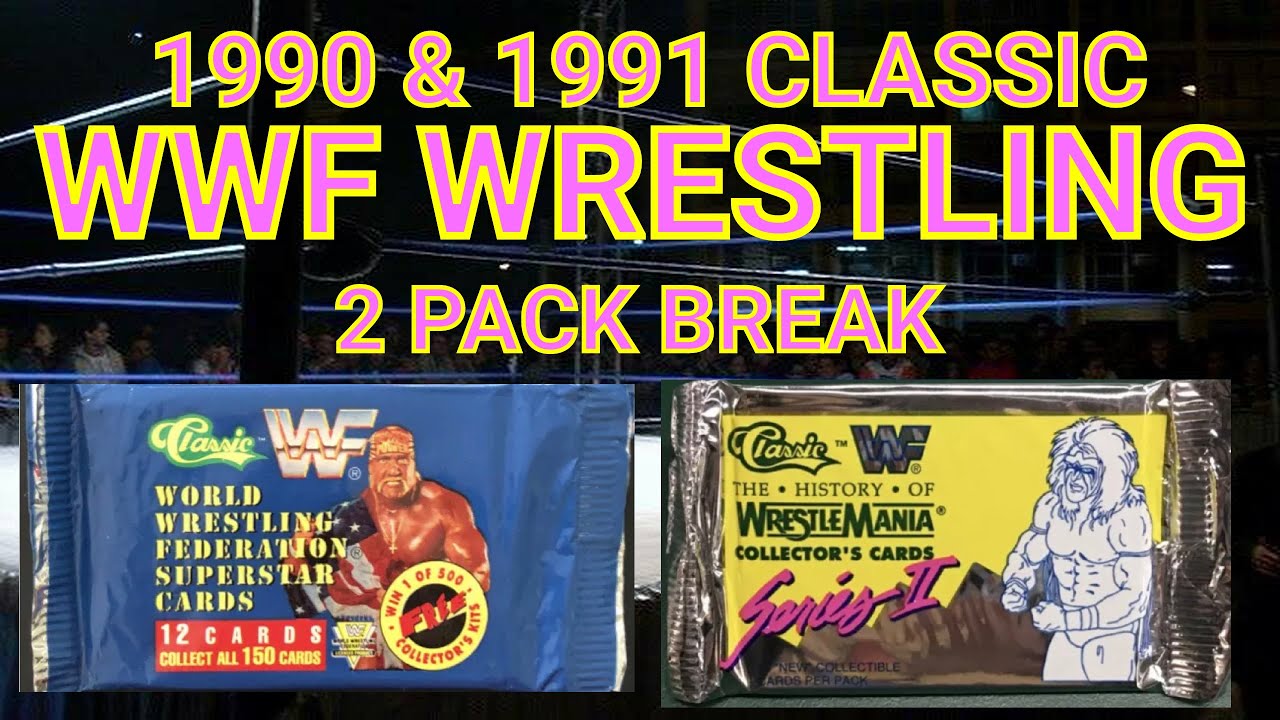Undertaker Rookie Card!  1990 & 1991 Classic WWF Cards 2 Pack Break - WWE Wrestling Cards