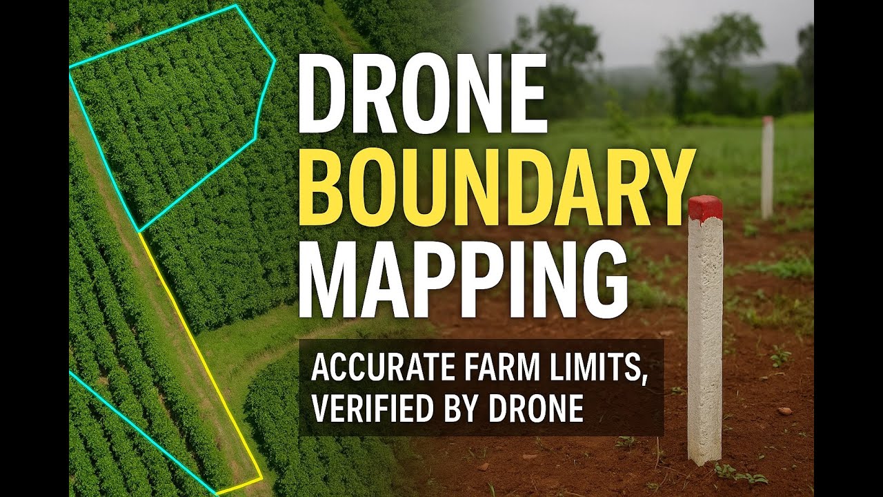How to obtain precise land boundaries using drone imagery 🌱