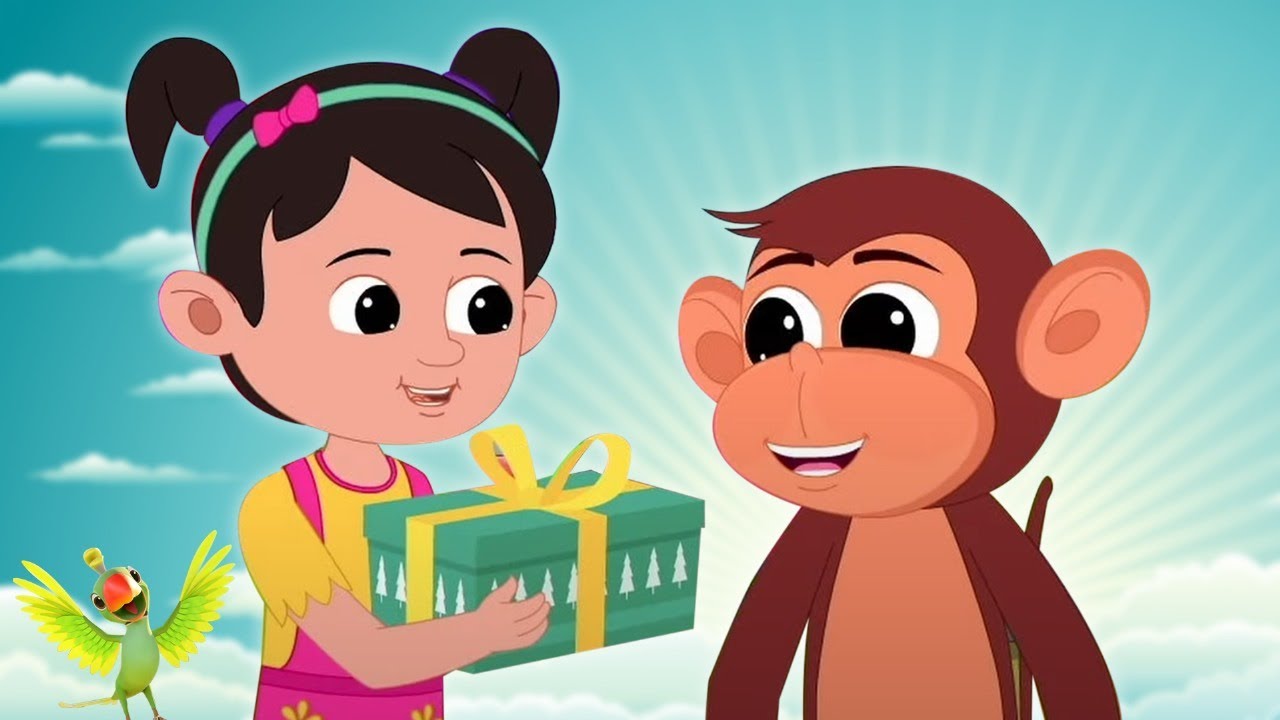 Bandar Mama Ki Mastani Chaal, बंदर मामा की मस्तानी चाल, Hindi Rhymes for Kids