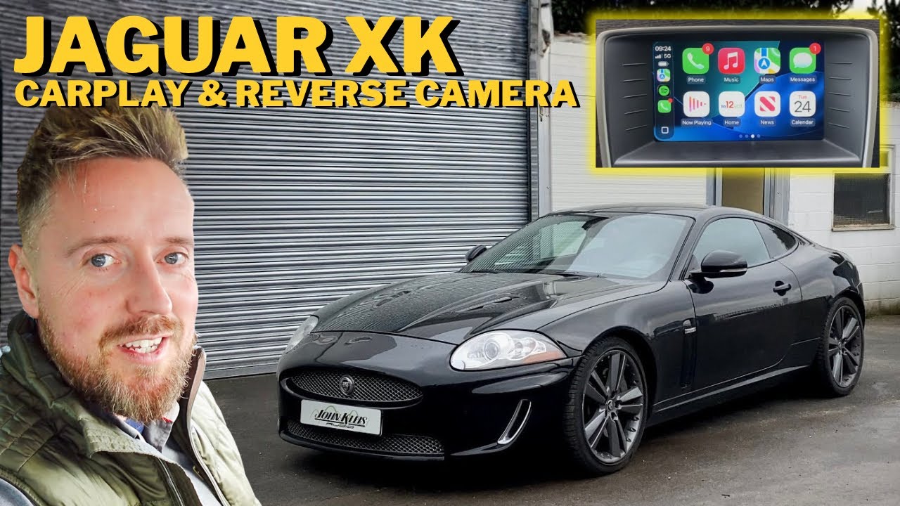 Владелец Jaguar XK приехал из Франции для установки системы CarPlay и камеры заднего вида!