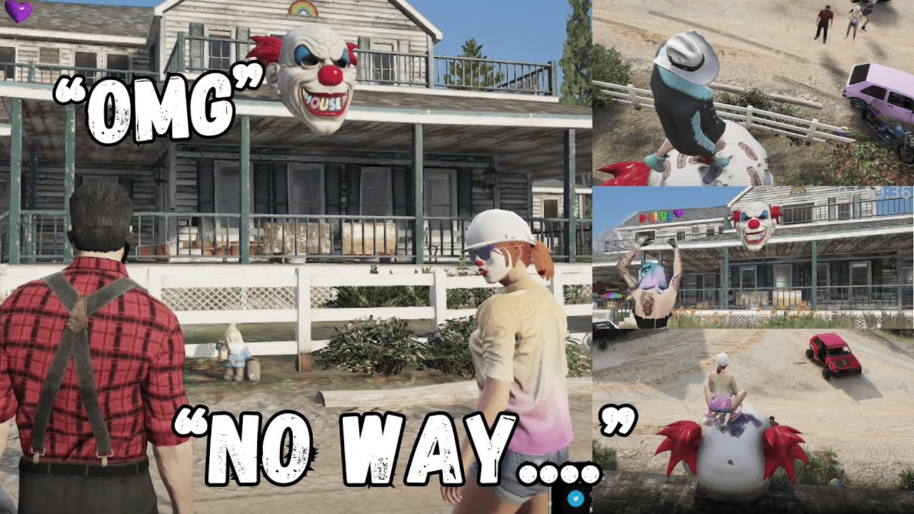 Chatterbox and Clowns' REACTION to OWNING the Funhouse AGAIN! | NOPIXEL 4.0 GTA RP