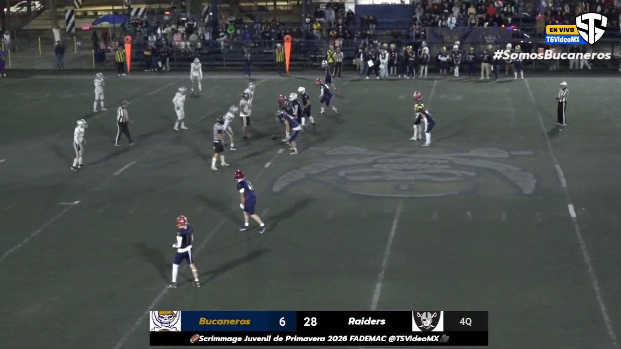 🏈 GameDay Scrimmage Juvenil 2026 🏴&zwj;☠️ Bucaneros de Sat&eacute;lite vs Raiders ⚔️