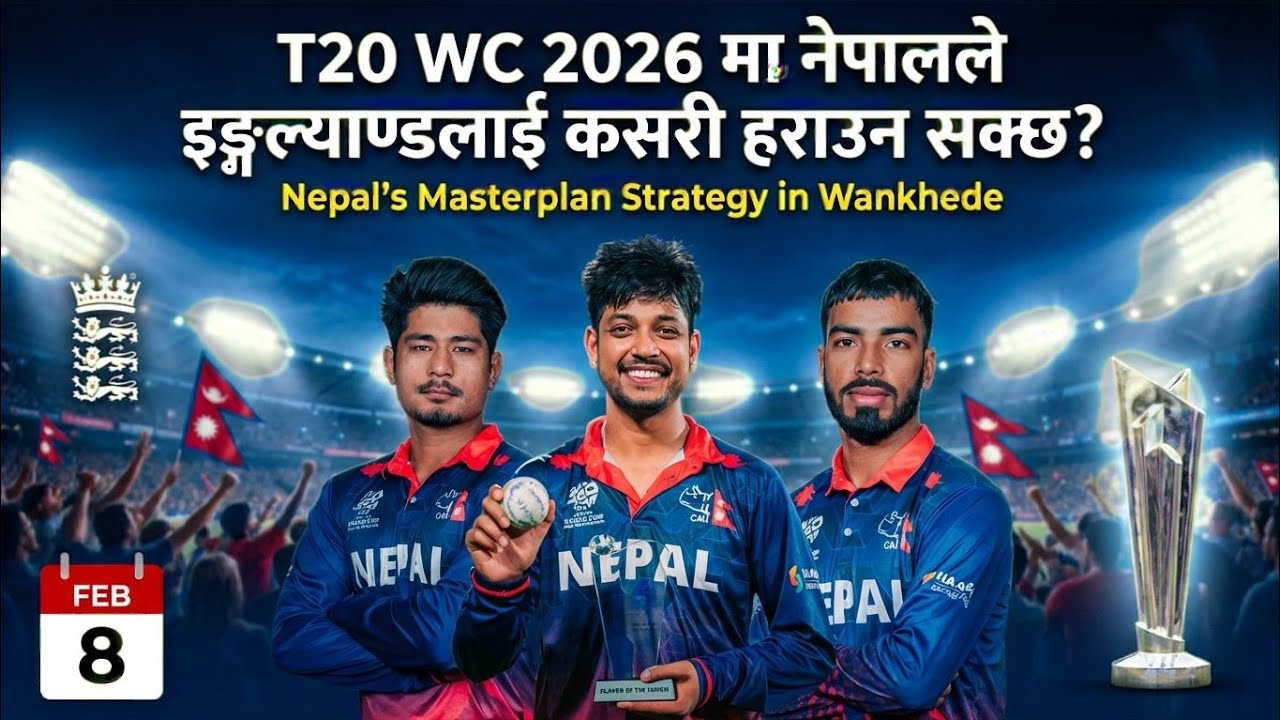 Wankhede Masterplan:  विश्वकप २०२६ मा नेपालले इङ्गल्याण्डलाई कसरी हराउन सक्छ?