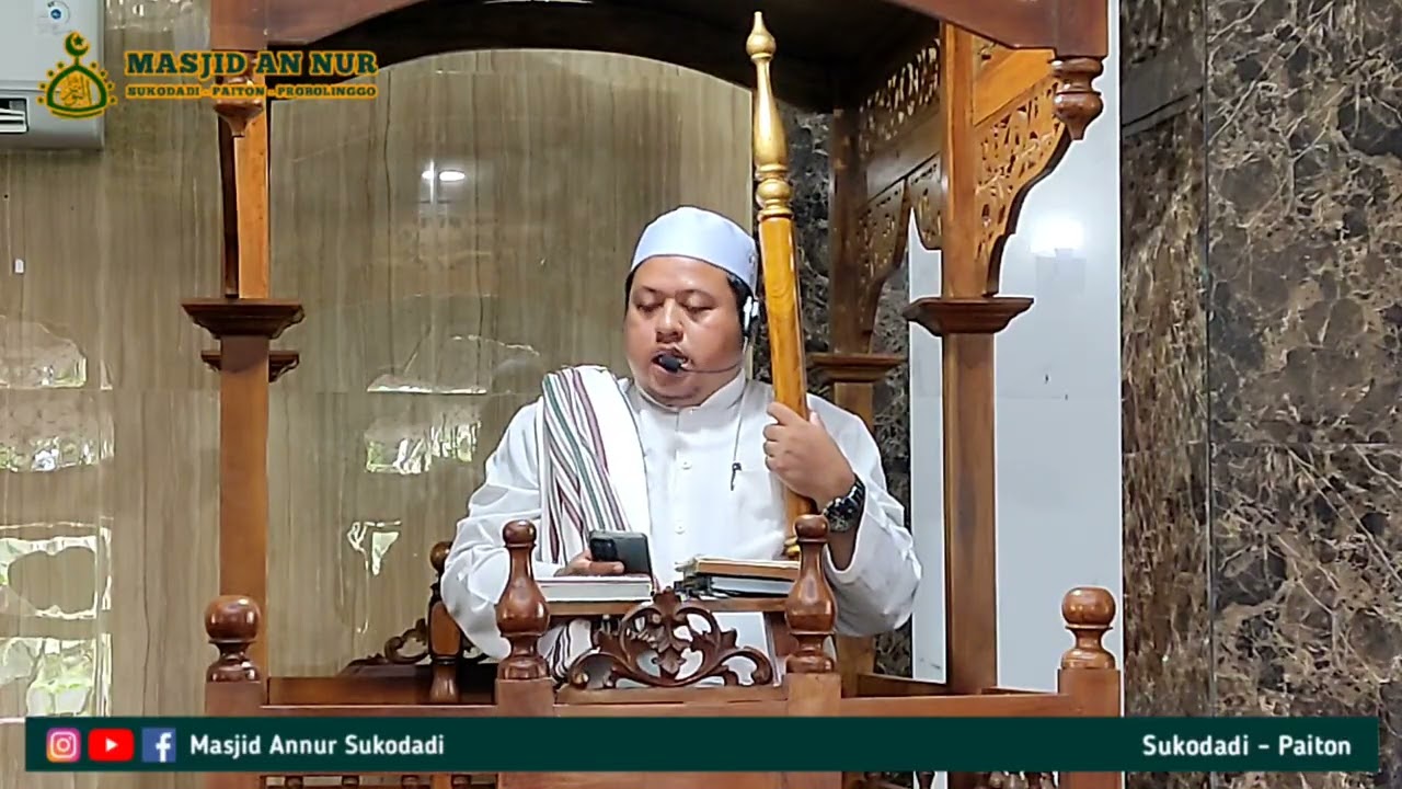 Khutbah & Sholat Jum'at Berjama'ah Masjid An-Nur Sukodadi (6/2/2026)