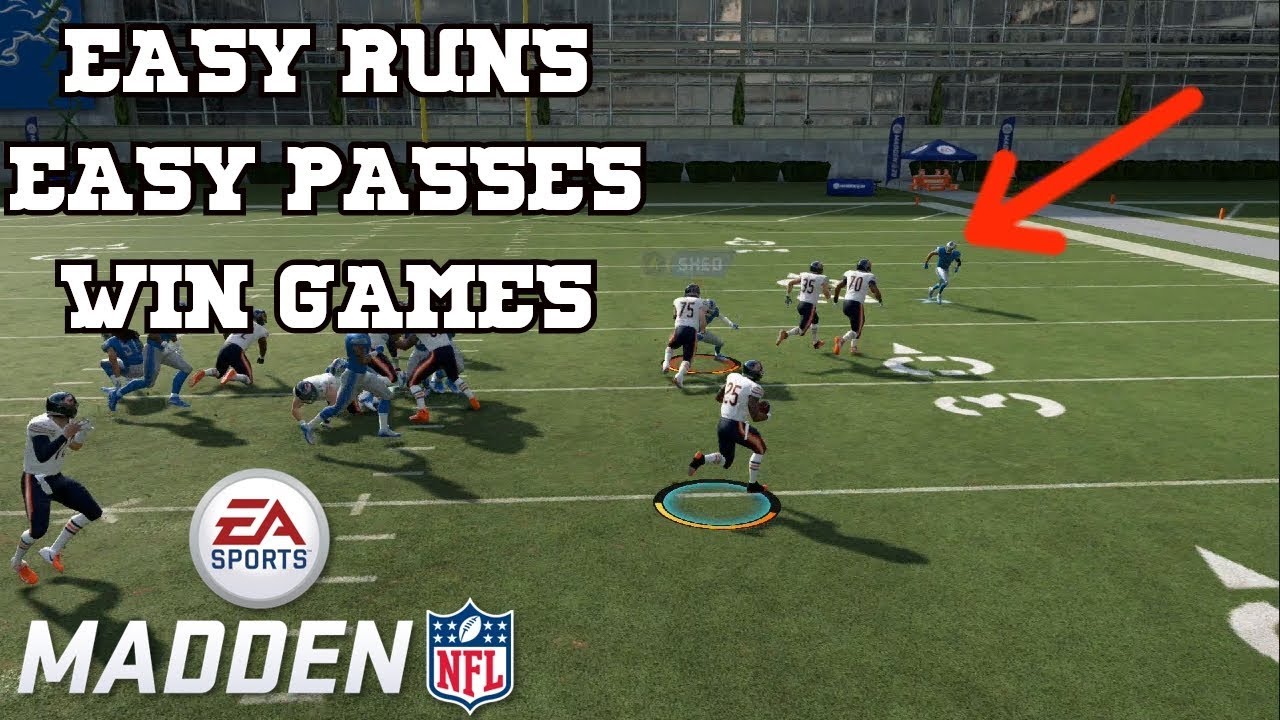 WIN RIGHT NOW- BEST RUN AND PASS COMBO IN MADDEN 20 !! EASY TIPS AND TRICKS- BEARS OFFENSE