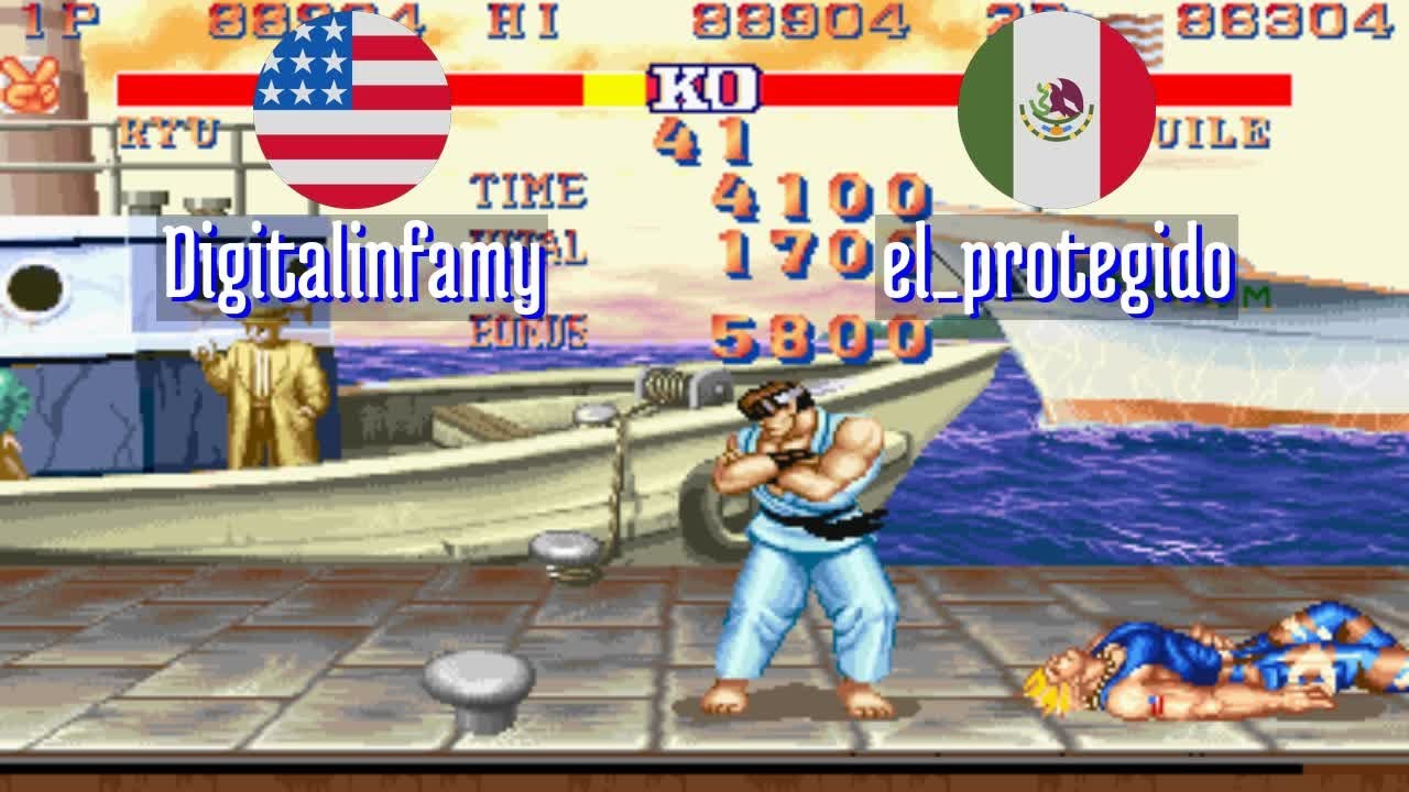 FT5 @sf2hf: Digitalinfamy (US) vs el_protegido (MX) [Street Fighter II HF Fightcade] Jan 31