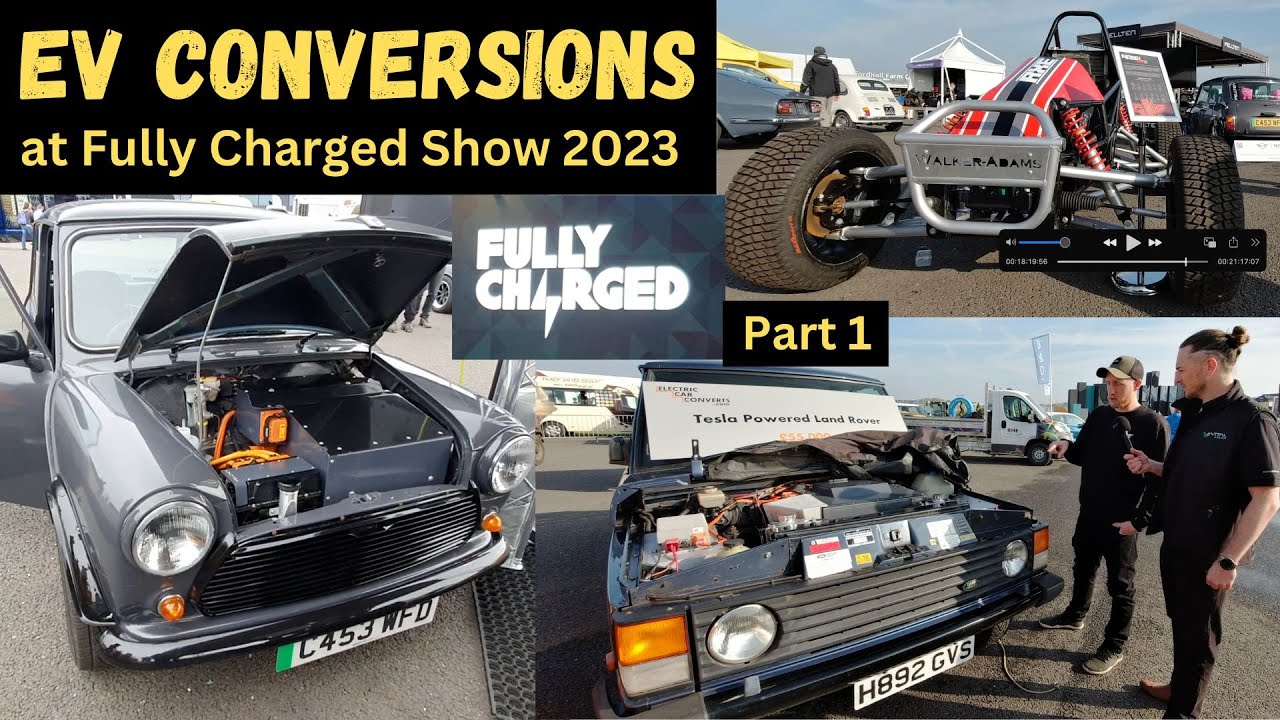 EV Conversions at Fully Charged Show South Part 1. #Fellten #evconversion