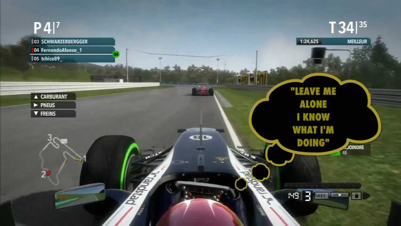 F1 2012 GP de Hongrie online PS3