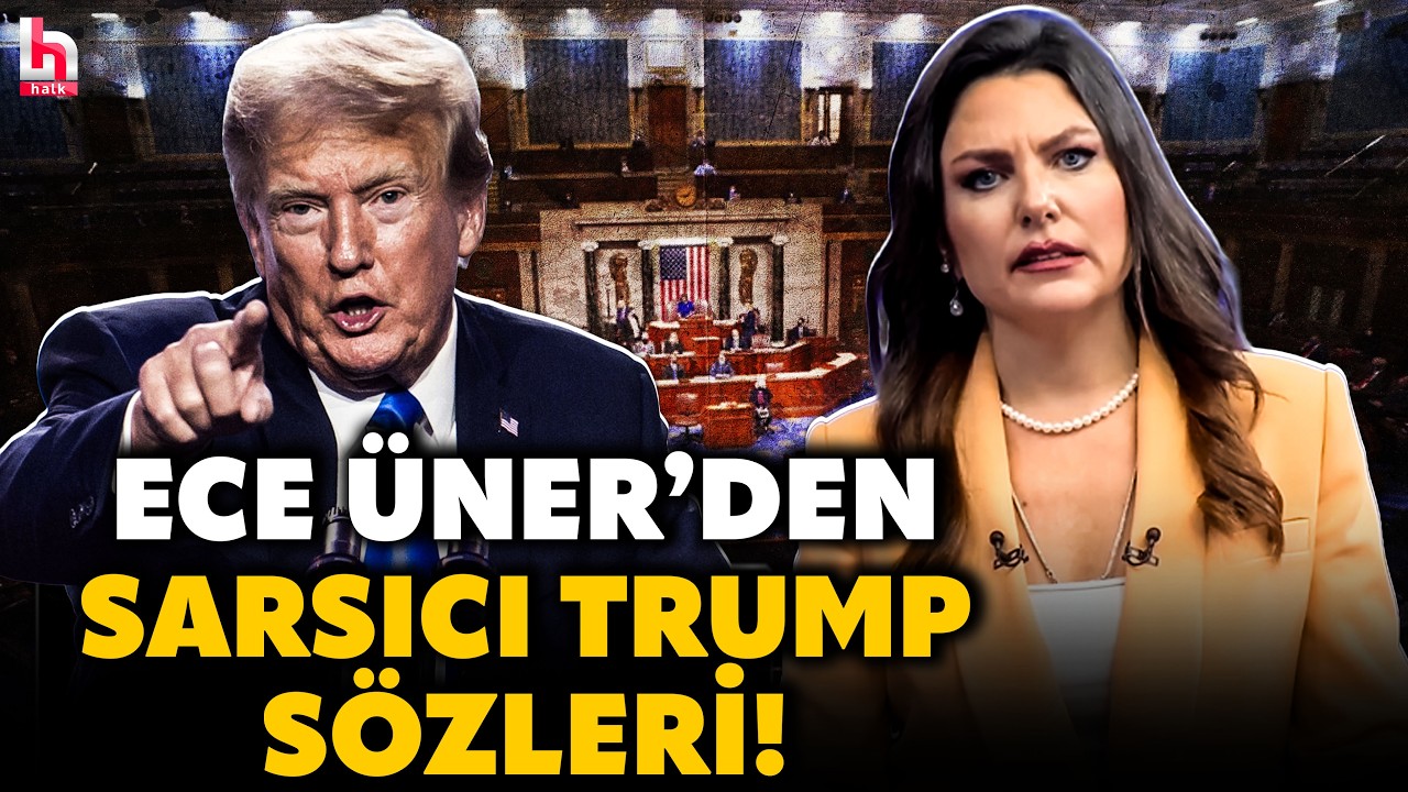 TRUMP KONGREDE ÇELME YEDİ! Çılgına döndü, vekilleri tehdit etti! Ece Üner'den çok konuşulacak sözler