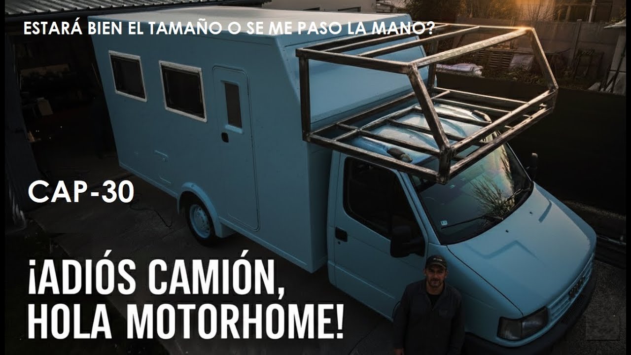 😱Diseñando lo imposible: ¡Ya no parece un camión!🚛 → 🚐 #viralvideo #diy #ivecodaily #vanlife