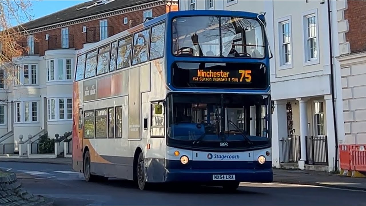 *Final upload of 2025* Stagecoach South dennis trident ALX400 18193 MX54 LRA on route 75 27.12.25