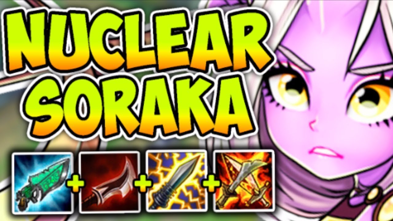 NUCLEAR ONE-SHOT SORAKA MID! THE MOST BROKEN GOD-TIER ASSASSIN! League of Legends