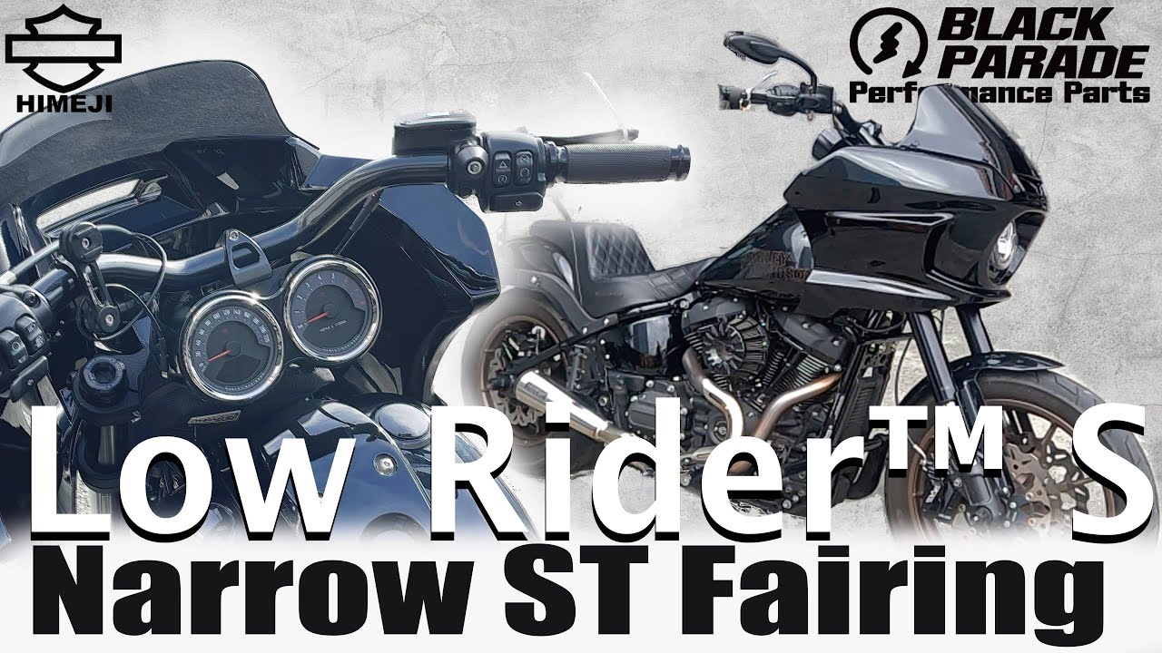 【ハーレー】究極のスタイル！ ローライダーSにフェアリング装着、圧倒的なカッコ良さを追求Low Rider S Narrow ST Fairing