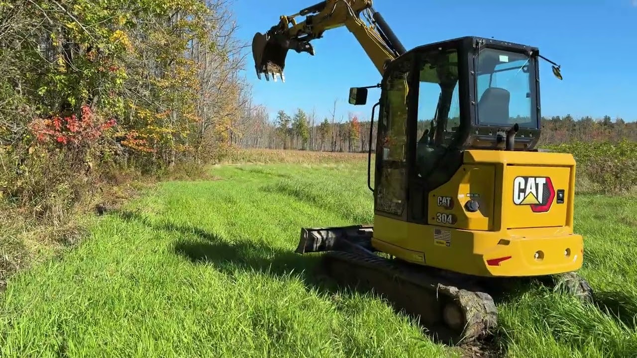 Cat 304 Excavator Homestead Tasks