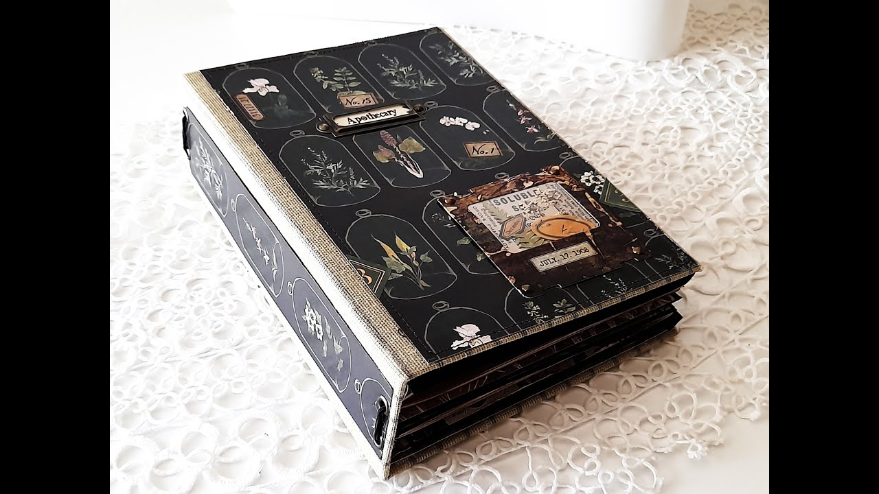 Apothecary handmade junk journal