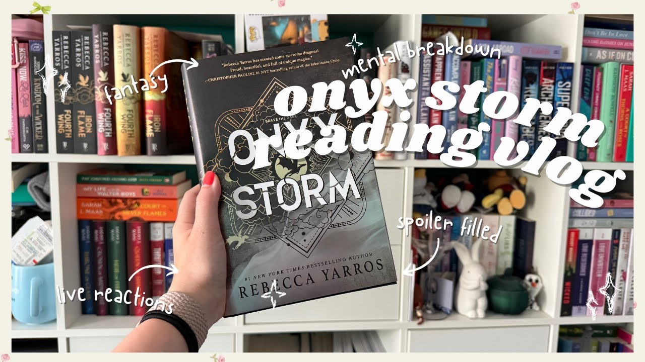 ⚡SPOILER-FILLED Reading Vlog: Onyx Storm by Rebecca Yarros | Heartbreak, Twists & All My Reactions🐉
