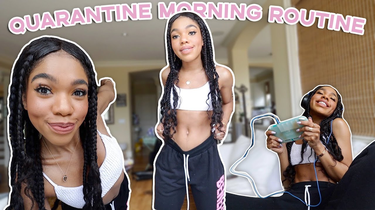 my 9am quarantine morning routine | Tealaxx2