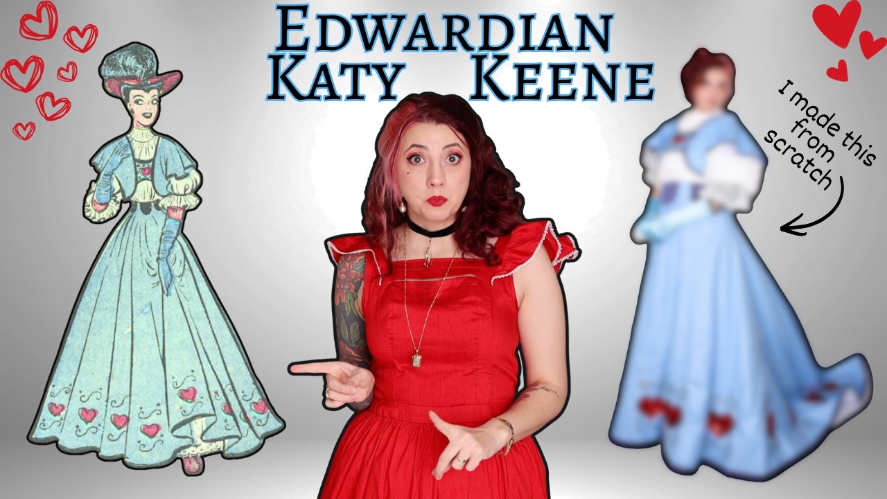 Making an Edwardian(ish) Katy Keene Valentine Dress