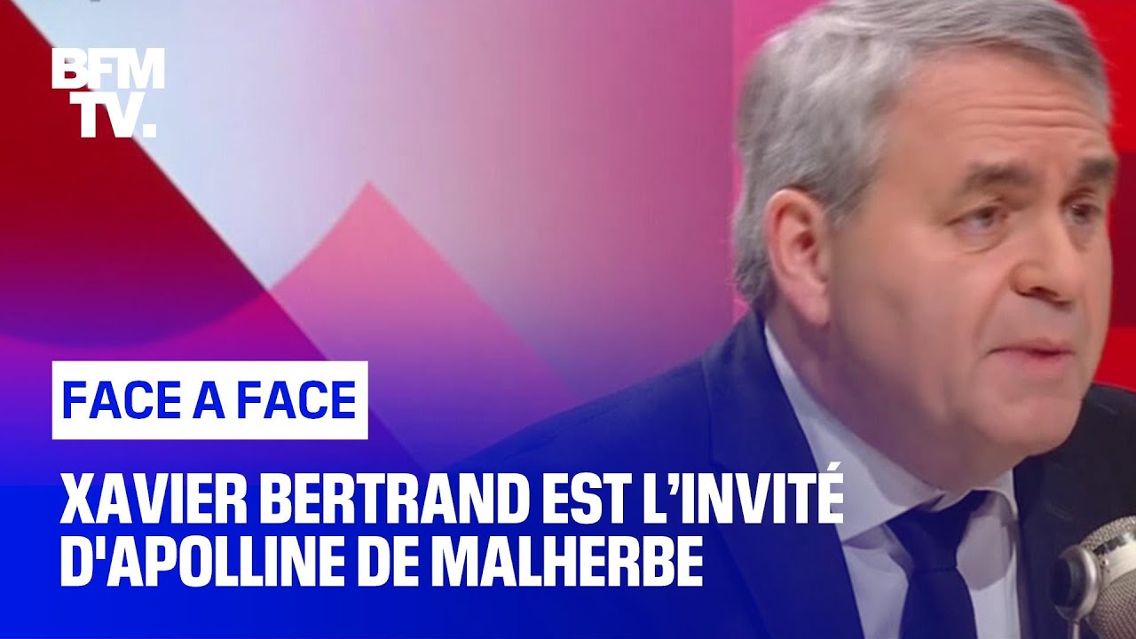 Face-à-Face : Xavier Bertrand - 22/01