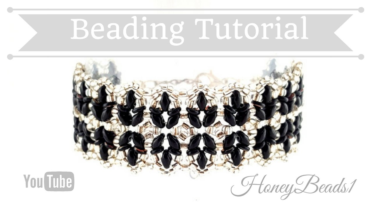 Мастер-класс по изготовлению браслета «Черные тюльпаны» от HoneyBeads1 (с использованием бисера S...