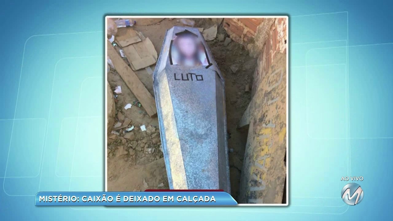 Inusitado: caix&atilde;o &eacute; deixado em cal&ccedil;ada em Jana&uacute;ba