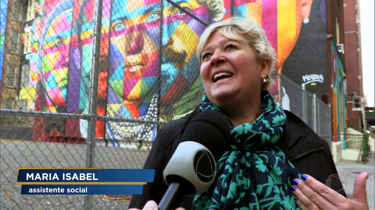 A arte de Eduardo Kobra em Nova York.