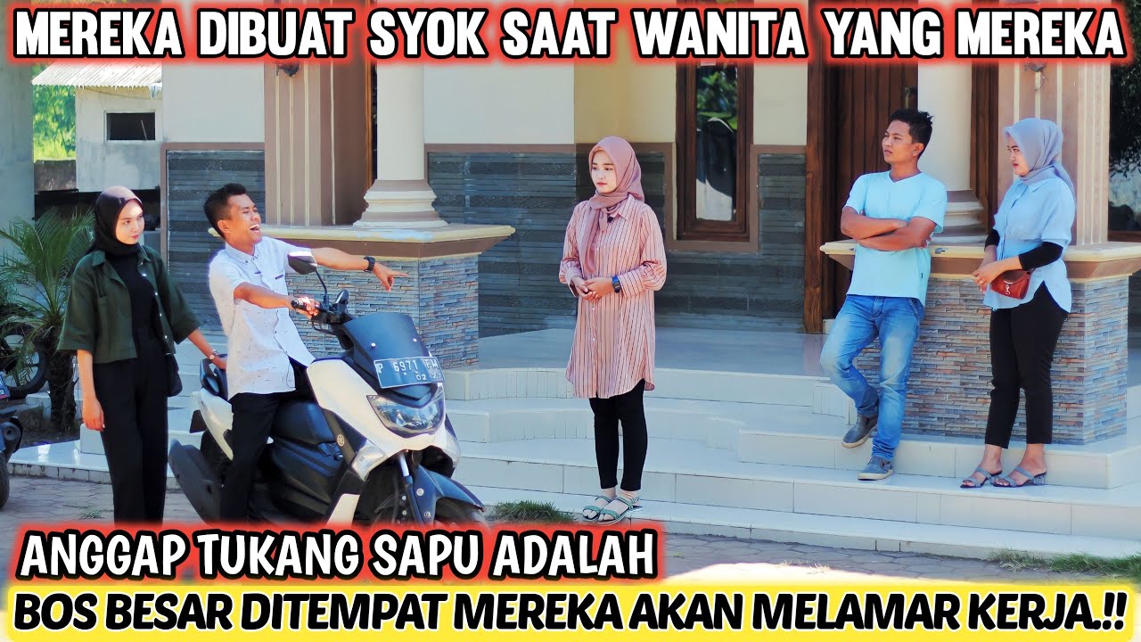 MEREKA DIBUAT SYOK SAAT WANITA YG MEREKA ANGGAP TUKANG SAPU ADALAH BOS BESAR DITEMPAT MEREKA BEKERJA