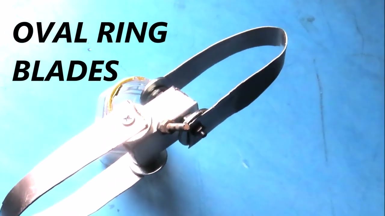 FIRST EVER Oval ring blades axial turbine for ZERO blade tip vortices increased efficiency up to 30%