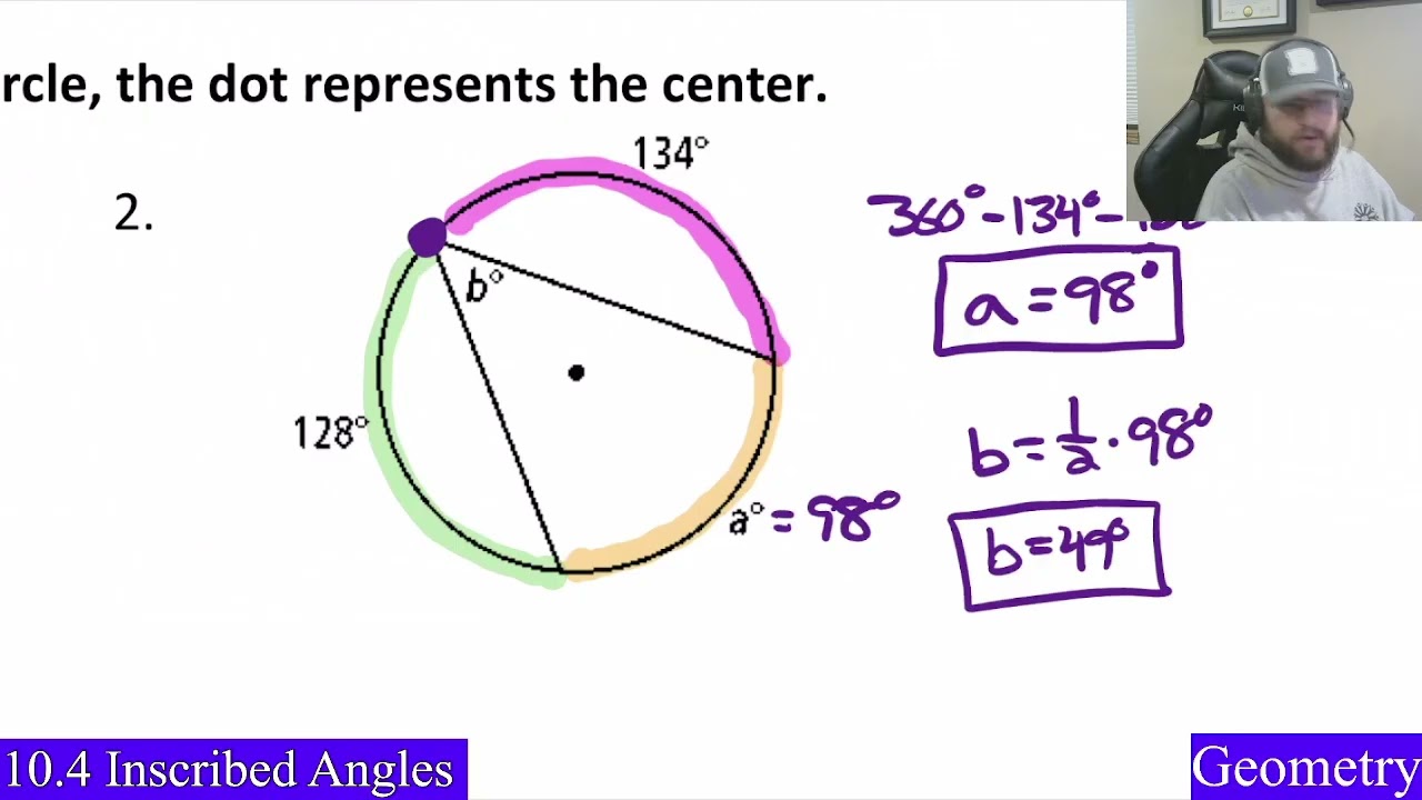 10.4 Inscribed Angles