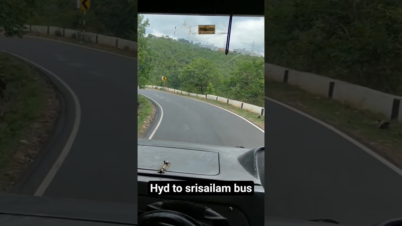Hyderabad to srisailam super luxury bus // Hyderabad to Srisailam bus #travel #srisailam