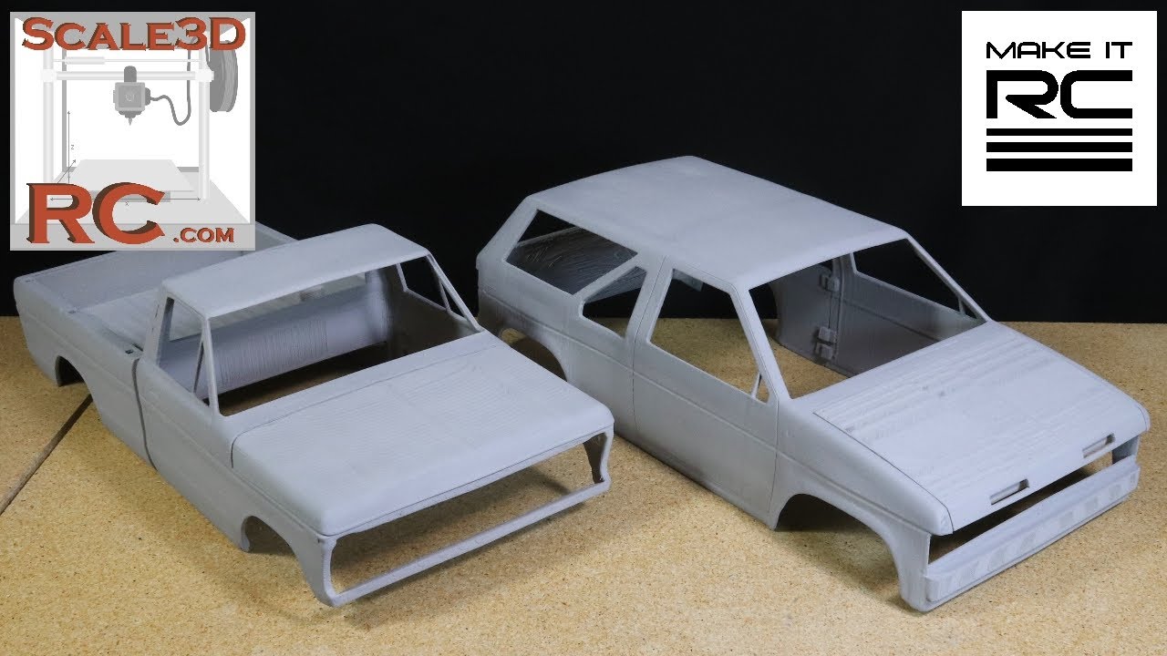 Печать + сборка корпусов гусеничных машинок в масштабе 1/10 от Scale 3D RC