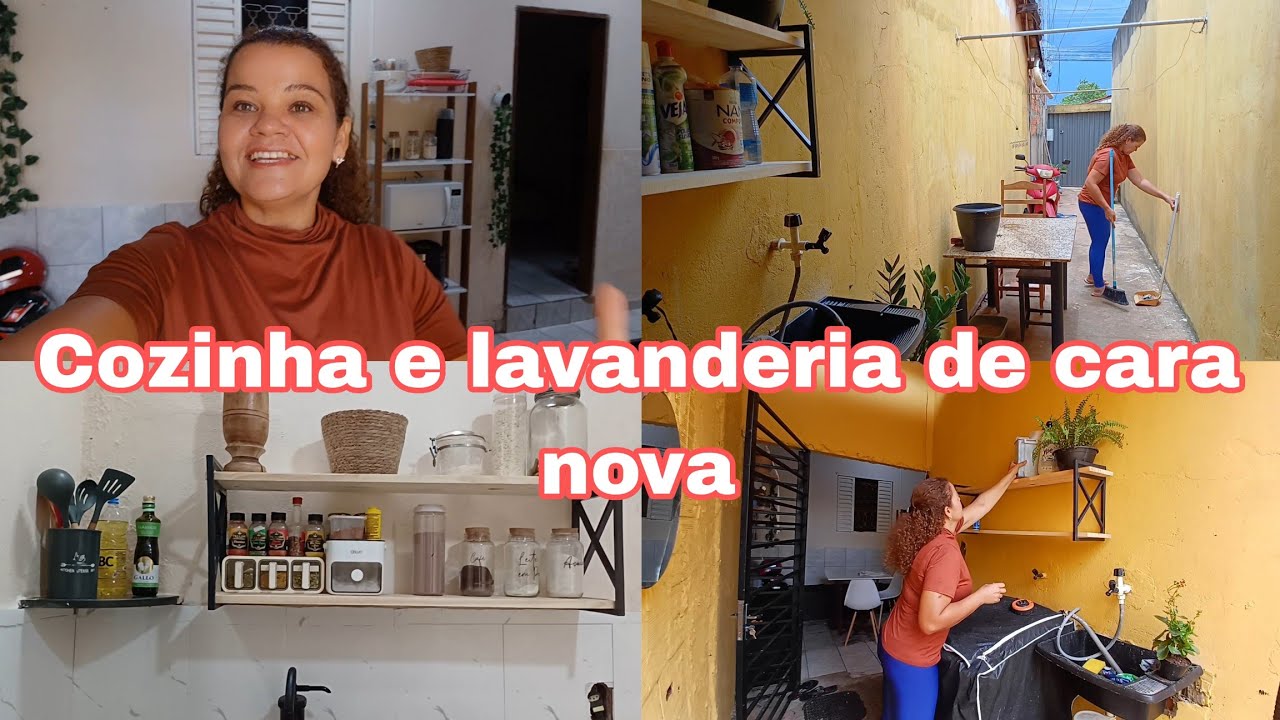  DE CARA NOVA | CHEGARAM AS PRATILEIRA DA COZINHA E LAVANDERIA 