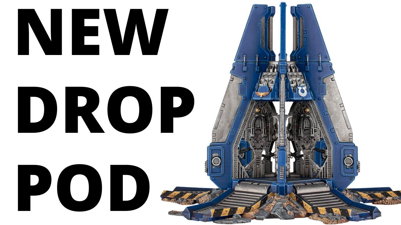 New Space Marine Drop Pod Revealed - Kit Details and New Datasheet Coming?