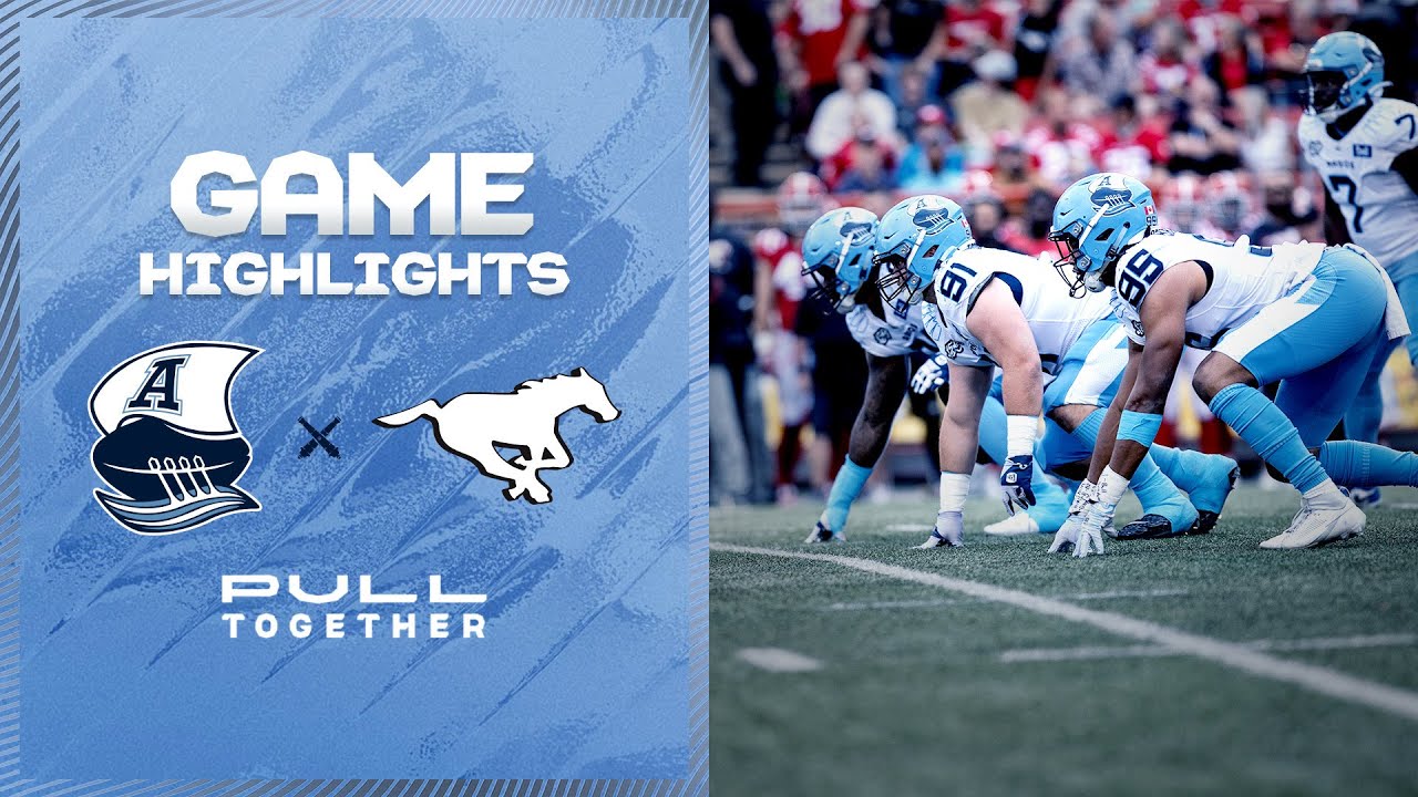 CFL Game Highlights - Toronto Argonauts at Calgary Stampeders - August 4, 2023