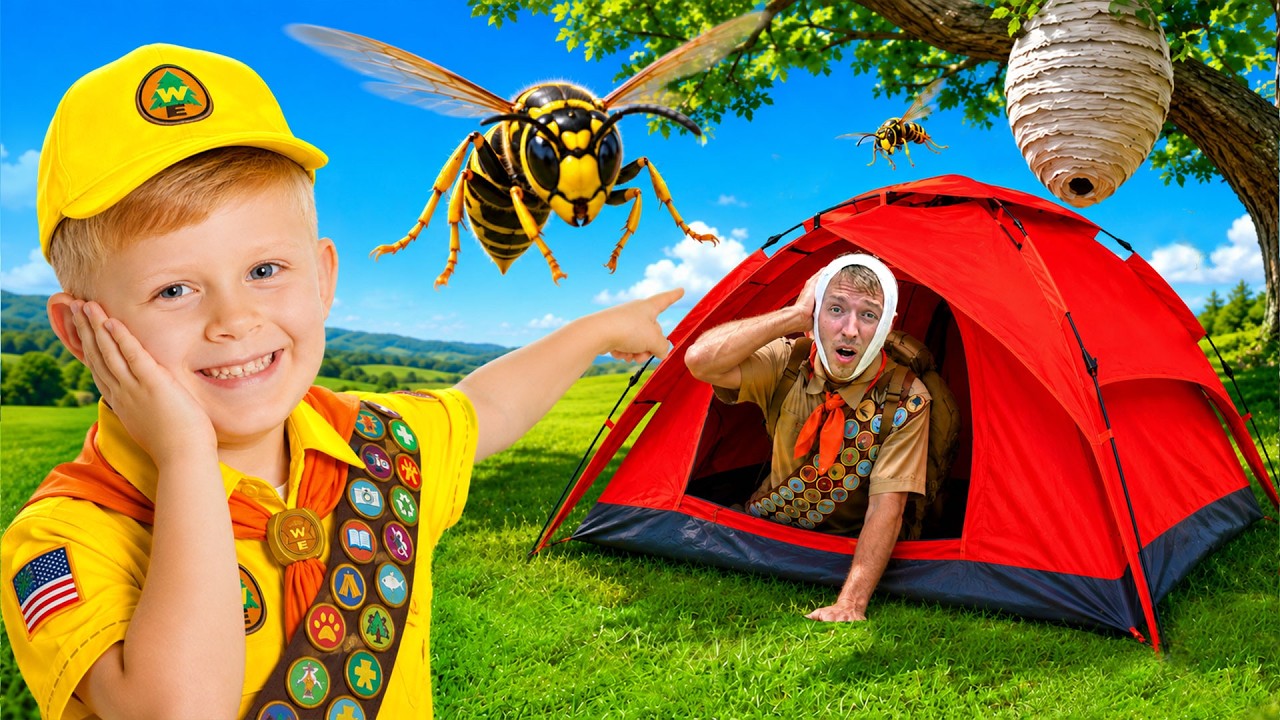 Scout School Adventure! Kids Go Camping