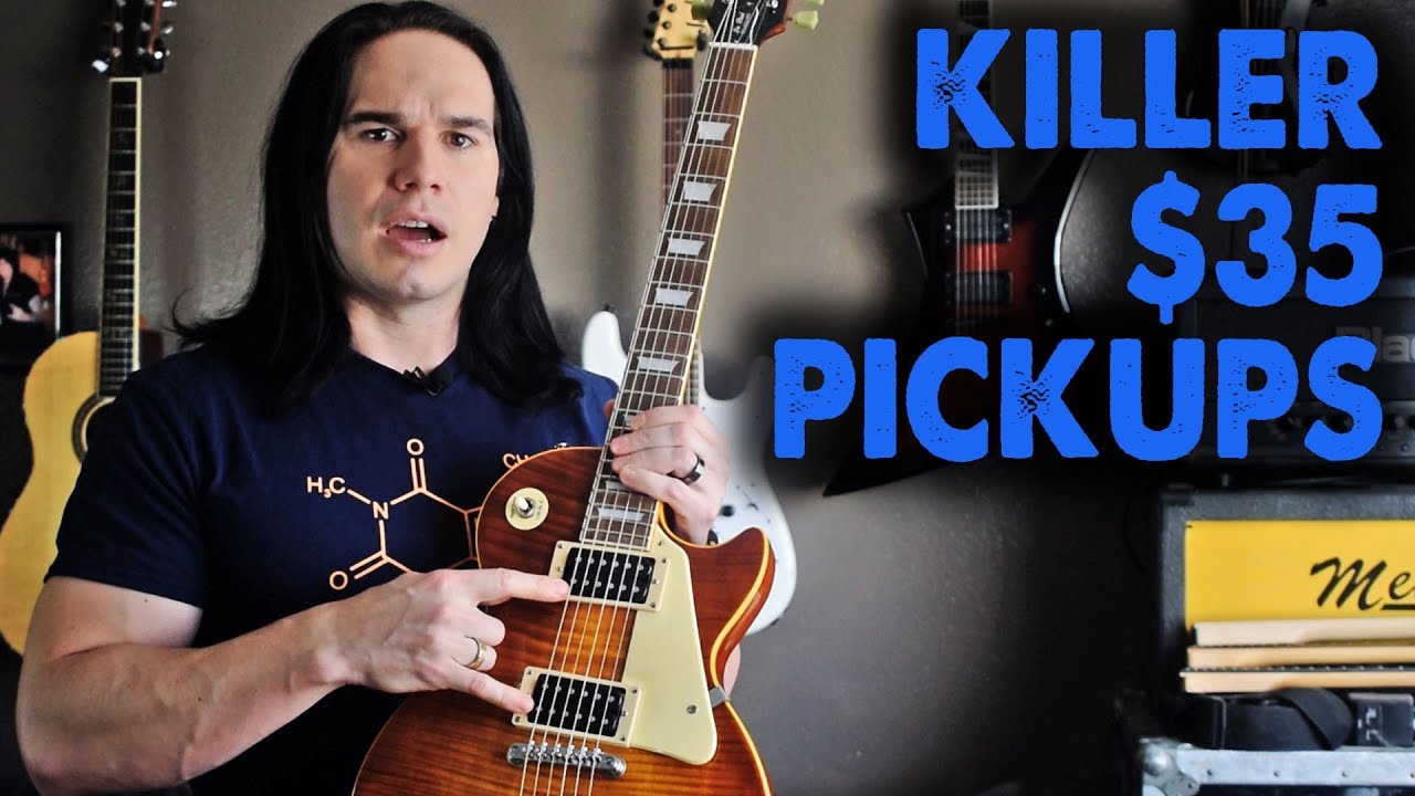 CHIBSON Les Paul - Dragonfire Pickup Swap ($35) - Demo / Tutorial