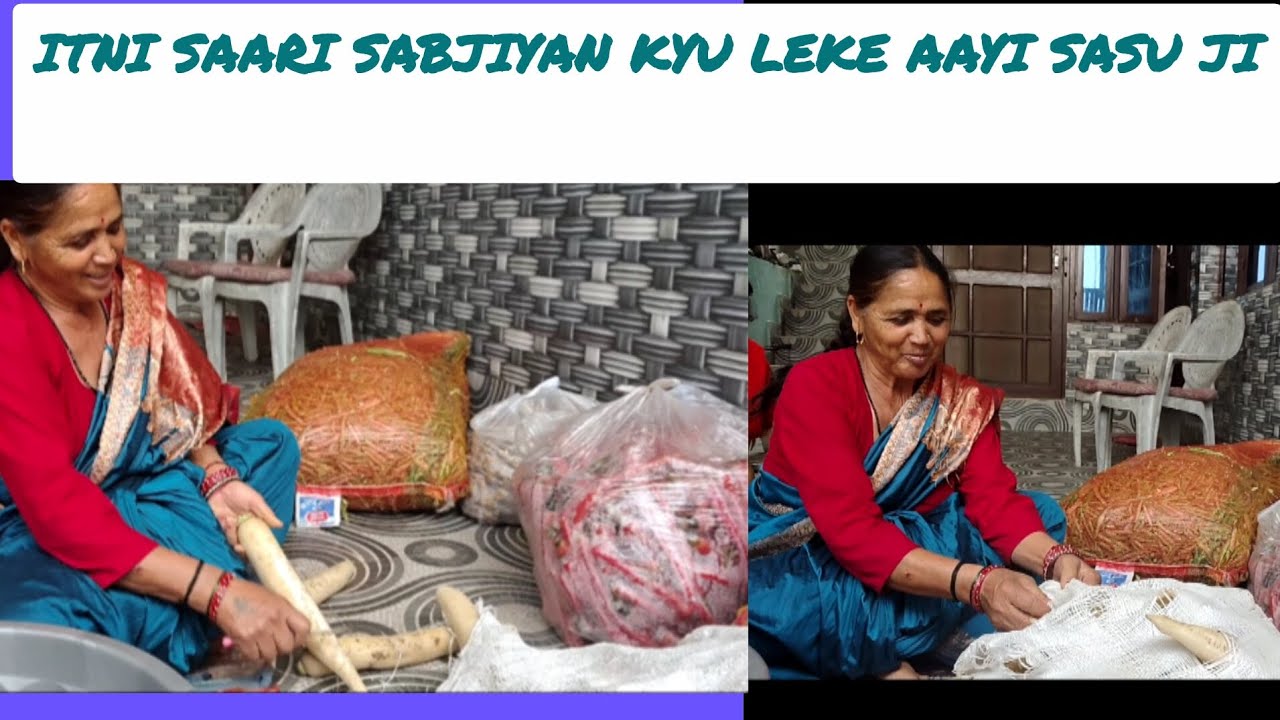 Aakhir Krege Kya Itni Sabjiyon😱 Ka Sasu ji?