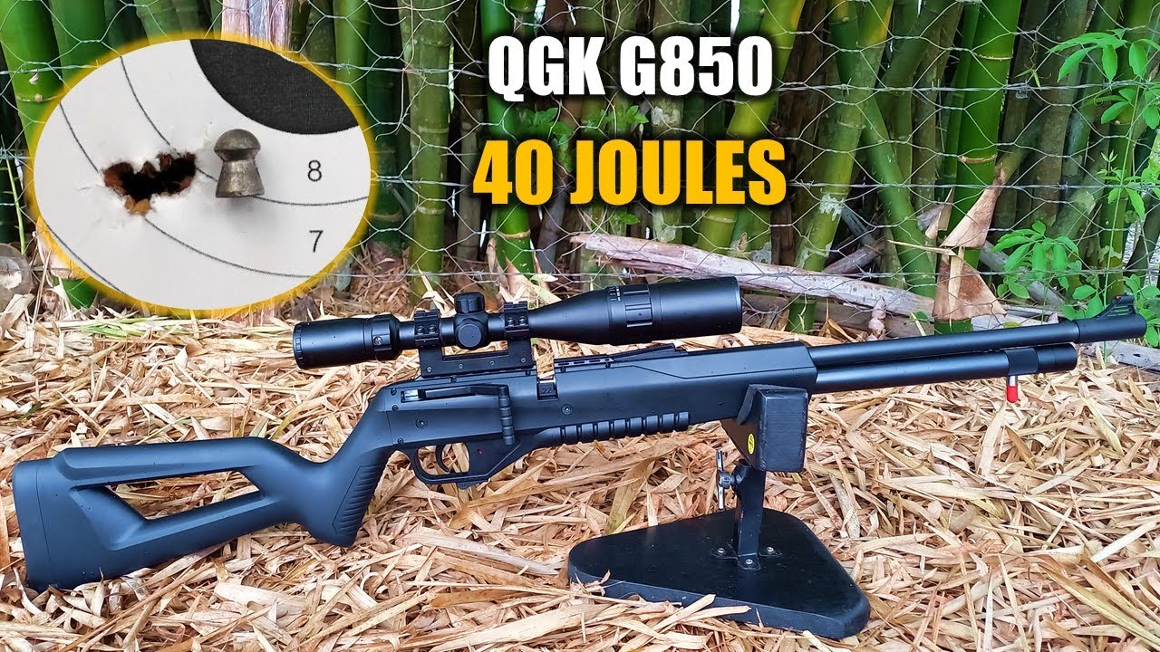 CARABINA QGK G850!  40 JOULES E MUITA PRECISÃO