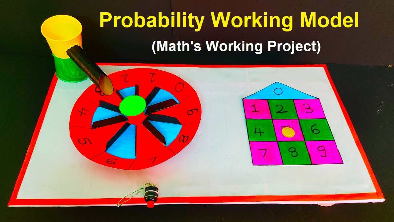 probability and statistics working model (3D) - math's working project - tlm - diy | craftpiller