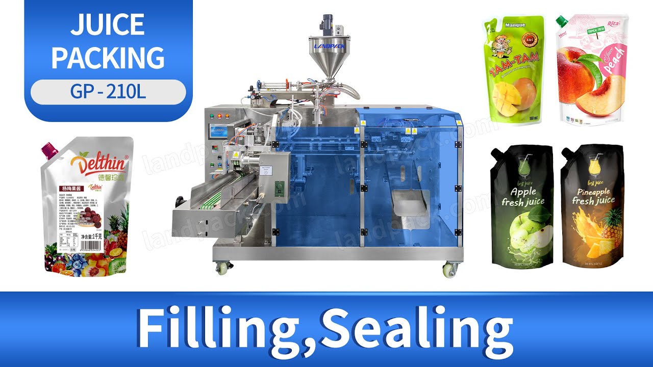Automatic Mango Juice Horizontal Doypack Pouch Packing Packaging Machine