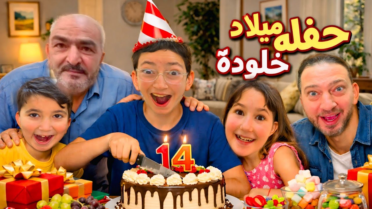 حفلة عيد ميلاد خلودة فاجئنا عند بيت جدو 🥳