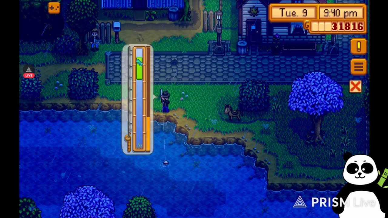 Catching that Catfish made me lock in - Stardew Valley on Android ( first playthrough )