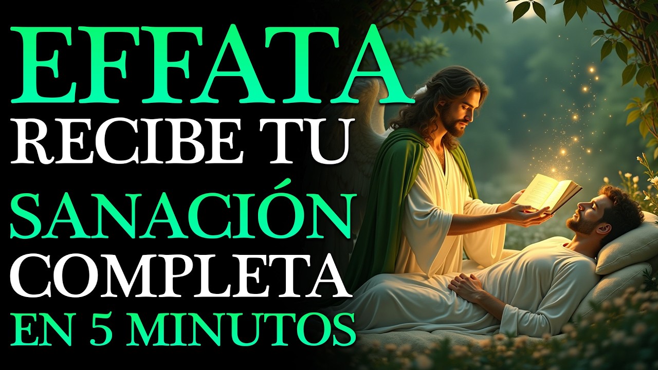 💚 EFFATÁ DE LA SANACIÓN 💚 RECIBE LA CURACIÓN MILAGROSA COMPLETA EN 5 MINUTOS MIENTRAS DUERMES 🙏