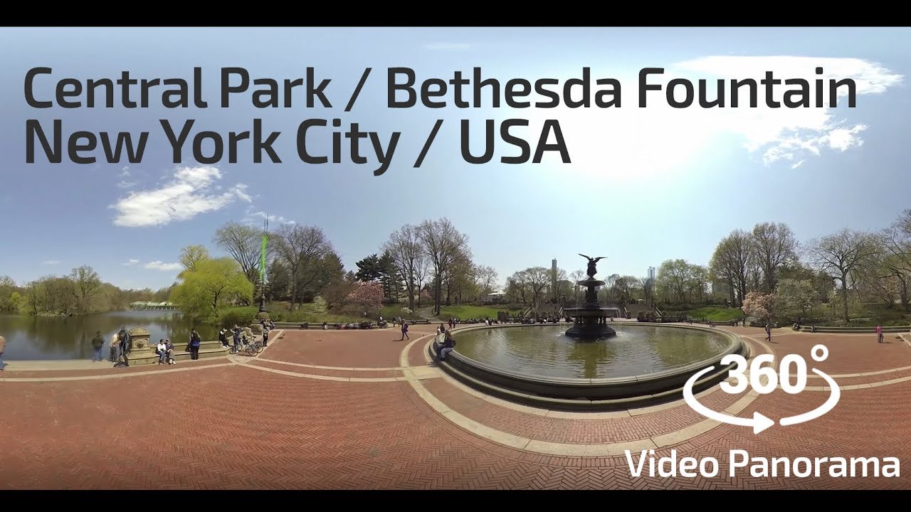 Central Park - Bethesta Fountain Video Panorama