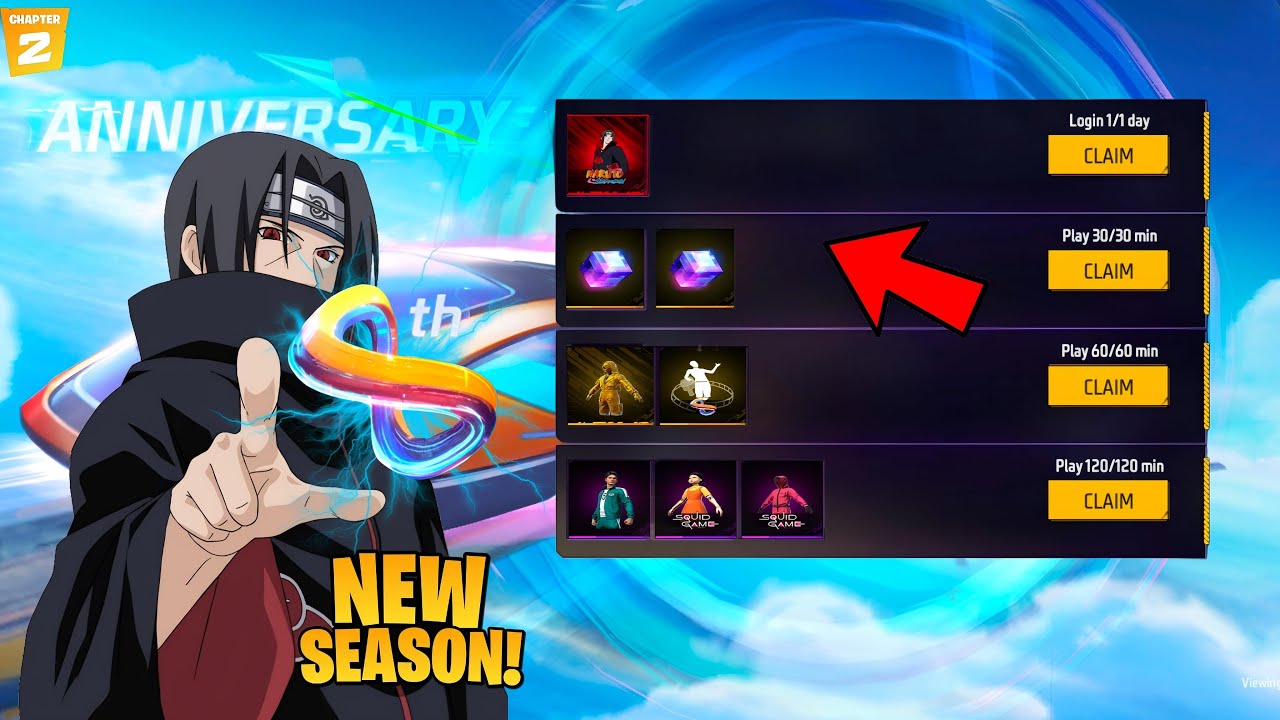 Login Claim Free All Legendary Items in free fire 🔥