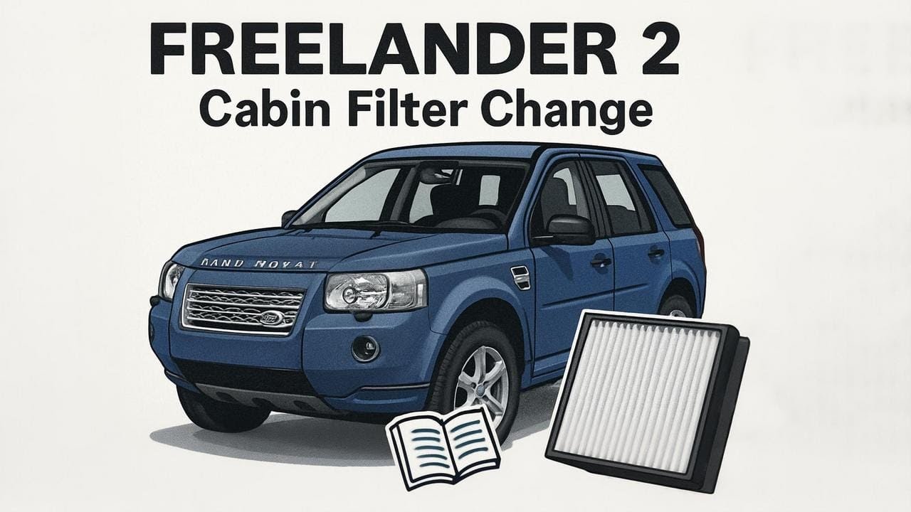 How to change  pollen / cabin filter on a Land Rover Freelander 2/LR2