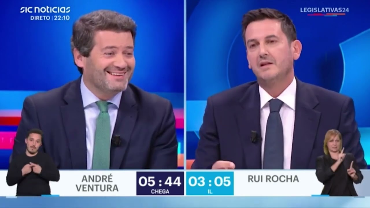 CHEGA vs IL | Andr&eacute; Ventura vs Rui Rocha | Elei&ccedil;&otilde;es Legislativas 2024