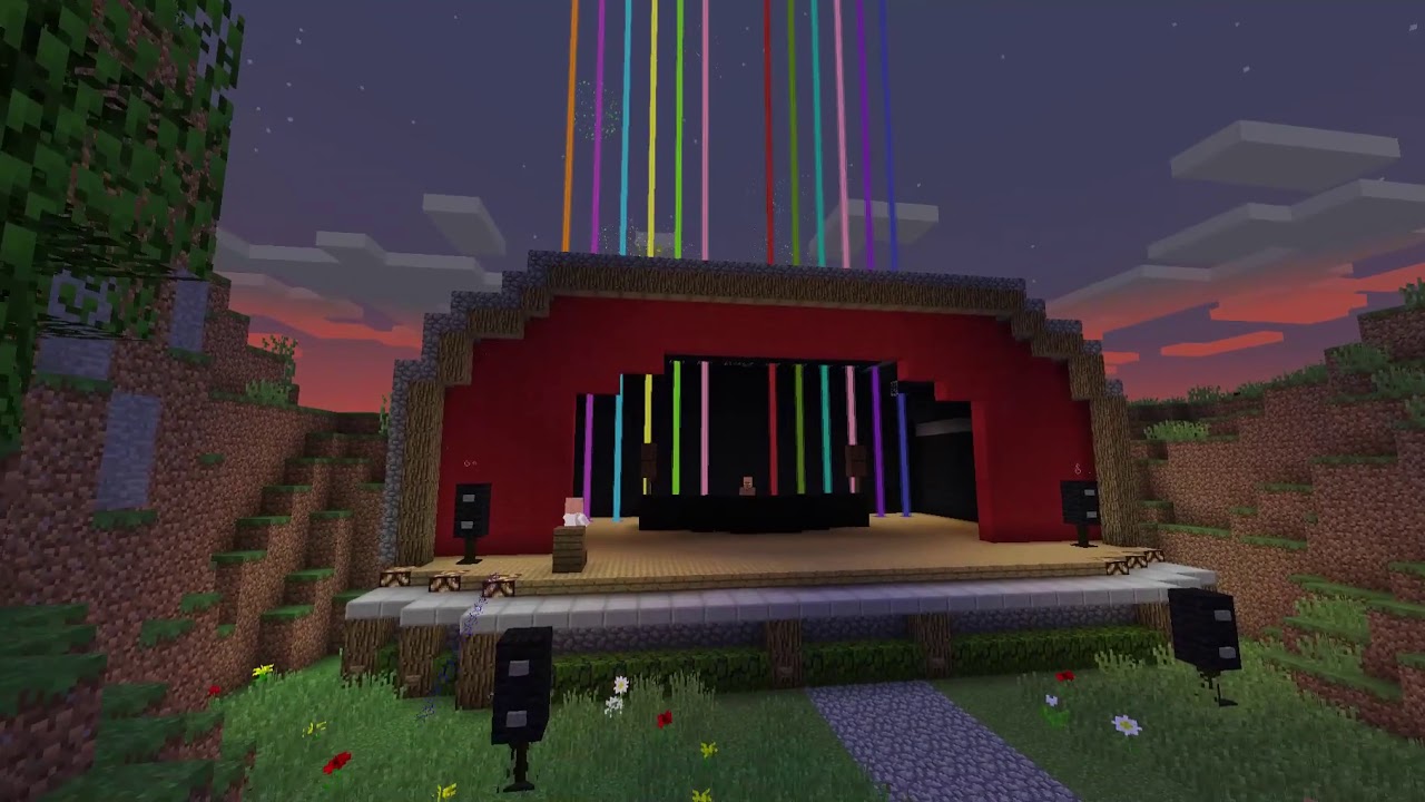 Minecraft 2019 Fireworks Display; 6,900+ Fireworks! + Light show!